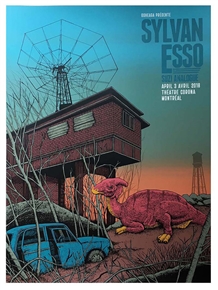 Sylvan Esso Concert Poster by Pat Hamou