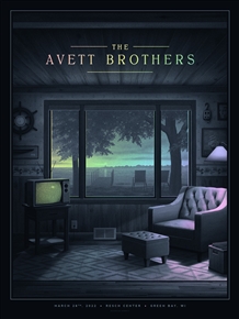 The Avett Brothers Concert Poster by Nicholas Moegly