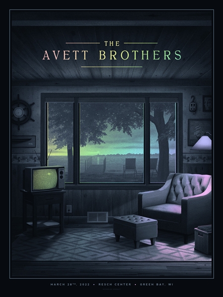 The Avett Brothers Concert Poster by Nicholas Moegly