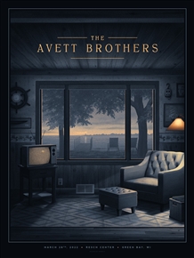 The Avett Brothers Concert Poster by Nicholas Moegly