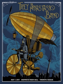 Trey Anastasio Band Concert Poster by Pat Hamou