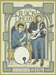The Black Keys Concert Poster Rich Kelly