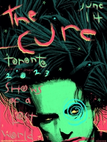The Cure Concert Poster by Matt Ryan Tobin