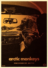 Arctic Monkeys Concert Poster by Tommy Davidson
