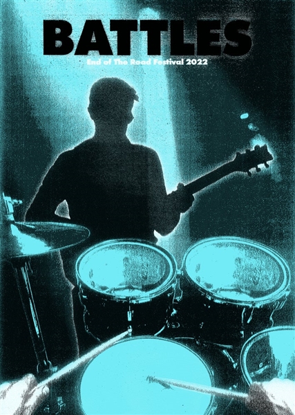 Battles Concert Poster by Tommy Davidson