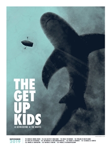 The Get Up Kids concert poster by Housebear design
