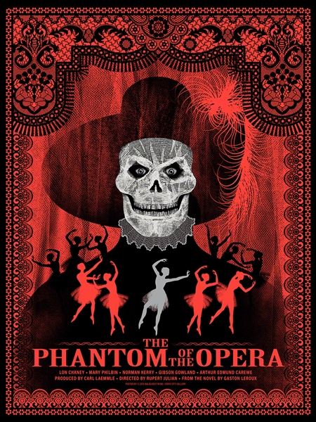 The Phantom Of The Opera movie poster by The Balbusso Twins