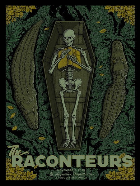 The Raconteurs Concert Poster by Pat Hamou