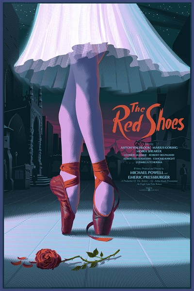 The Red Shoes movie poster by Laurent Durieux