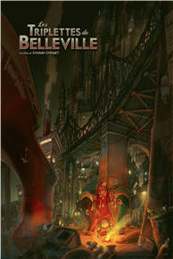 The Triplets of Belleville movie poster by Sylvain Chomet