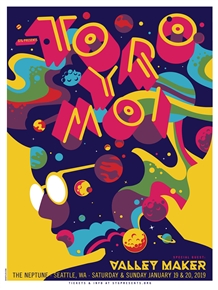 Toro Y Moi Concert Poster by Dan Stiles