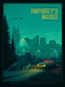 Umphrey's McGee Concert Poster by Nicholas Moegly