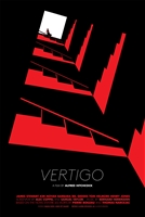 Vertigo movie poster by Malika Favre
