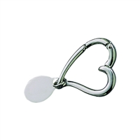 OUTLINED HEART KEY CHAIN