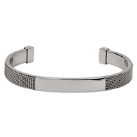 Meshlike Cuff Bracelet Stainless Steel .25"
