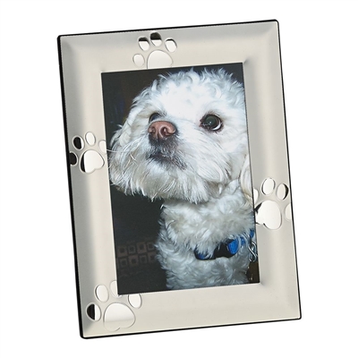 Paw Print Frame, Holds 4x6 Photo