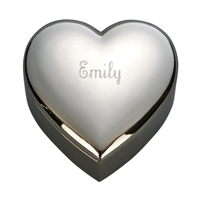 Heart shaped jewelry box