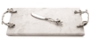 Michael Aram White Orchid Cheese Board w/ Knife