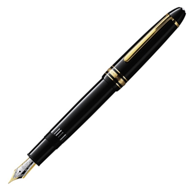 Montblanc Meisterstuck Legrand Black Resin & Gold Fountain Pen