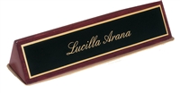 Rosewood nameplate.