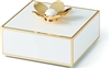 Kate Spade Make It Pop Floral Box, White and Gold