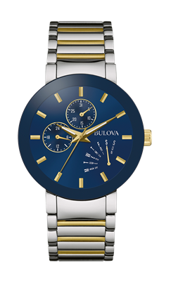 Mens Stainless Steel Two Tone Futuro