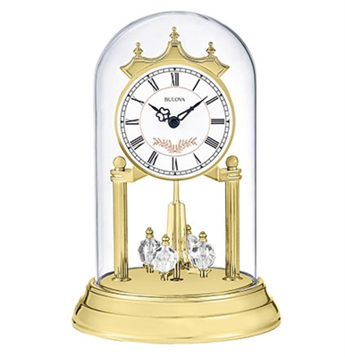 Bulova Gold Anniversary Dome Clock