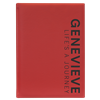 7" x 9 3/4" Red Vegan Leather Journal-Lined Paper