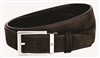 Black/brown 35 mm reversible leather belt