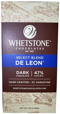 De Leon Dark Chocolate 80g Bar (47% Cocoa)