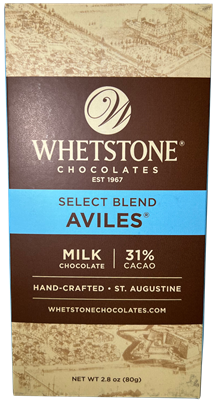 Aviles Milk Chocolate 80g Bar (31% Cocoa)