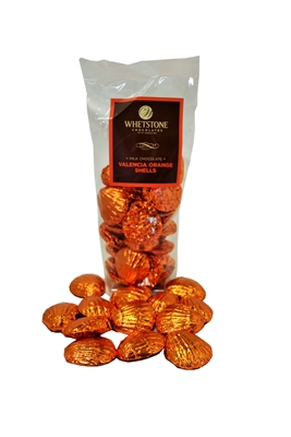 Milk Chocolate Valencia Orange Shell Bag 7oz