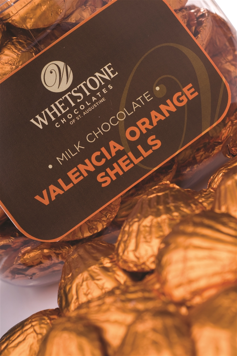 Milk Chocolate Valencia Orange Shell Bag 7oz