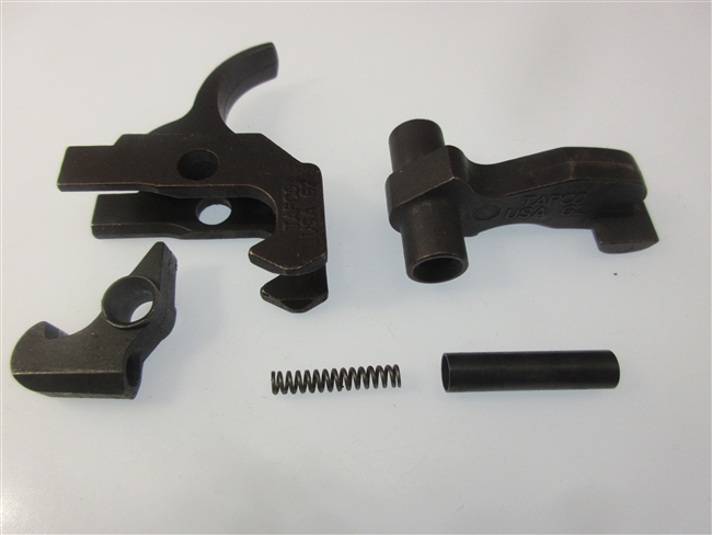 Tapco AK47 Double Hook Trigger.
  In compliance with U.S. Code
â€‹ Title 18 Section 922(r) part-source requirements.
â€‹ Counts As Three U.S Made Parts