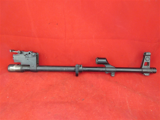 Egyptian Maadi Barrel Assembly, 7.62X39
â€‹Includes Front Sight, Gas Block, Handguard Lock,
â€‹Rear Sight Assembly.  Thread Protector Has Been Welded.