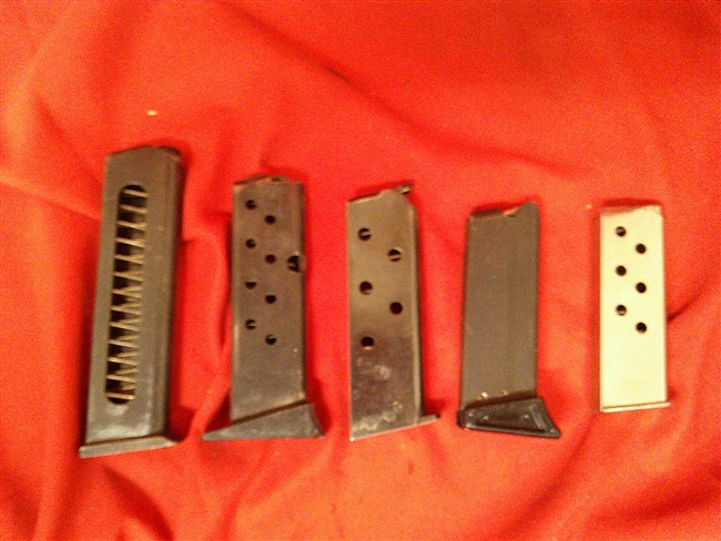 Magazine Assortment, .25 Auto Unidentified