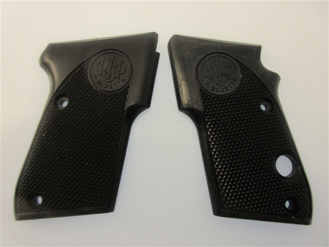 Beretta 21A Grips Black Plastic