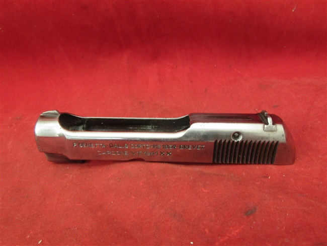 Beretta 1934 .380 Slide Assembly
â€‹Includes Firing Pin, Extractor & Rear Sight