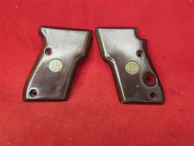 Beretta 21A Grip Set, Dark Walnut