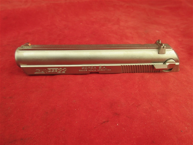 Bersa Thunder 22 Slide Assembly,  Nickel