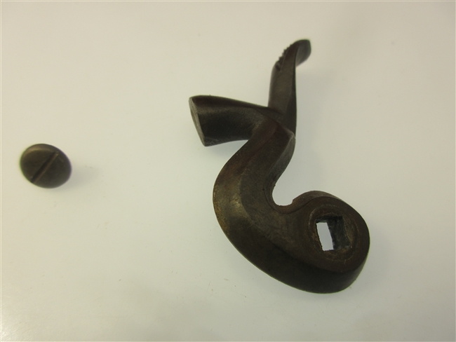 U.S. Arms Shotgun Hammer, Left
â€‹Exposed Hammer Flat Spring
12 Gauge Side By Side