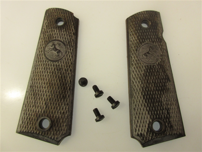 Grip Panels,  1911 Style Brown Plastic