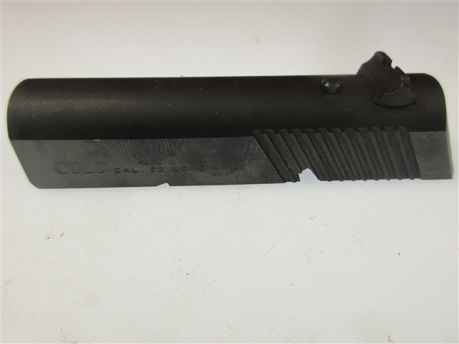 Colt Huntsman Slide Assembly
â€‹Includes Firing Pin, Extractor, Rear Sight and All Internal Parts