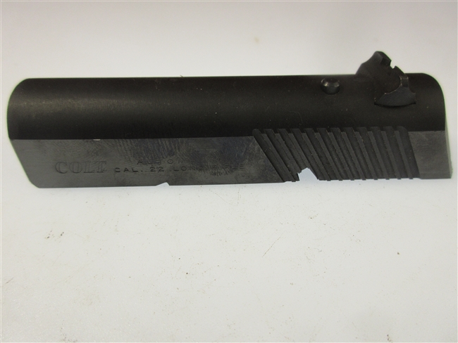 Colt Huntsman Slide Assembly
â€‹Includes Firing Pin, Extractor, Rear Sight and All Internal Parts