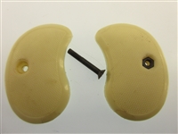 FIE D38 D86 White Plastic Grips & Screw