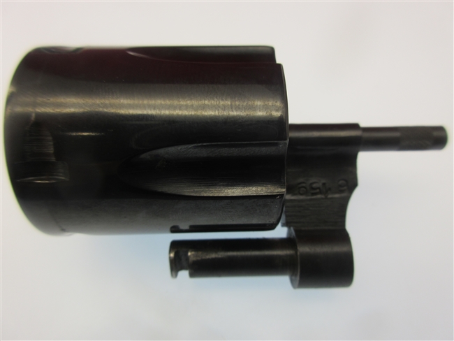 Rossi 58 S Cylinder 
â€‹5 Shot Blued W / Extractor Assembly, Crane