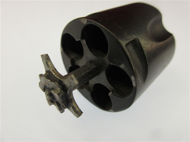 Iver Johnson U.S. Revolver  Cylinder
.22 Short