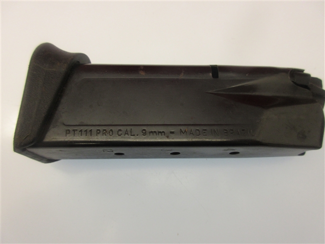 Taurus PT111 Pro Magazine 
9MM 12 Rd  Blued
