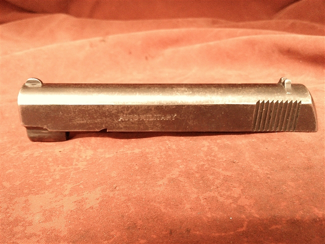 Spanish Military Semi Auto Slide, .32, Stripped
