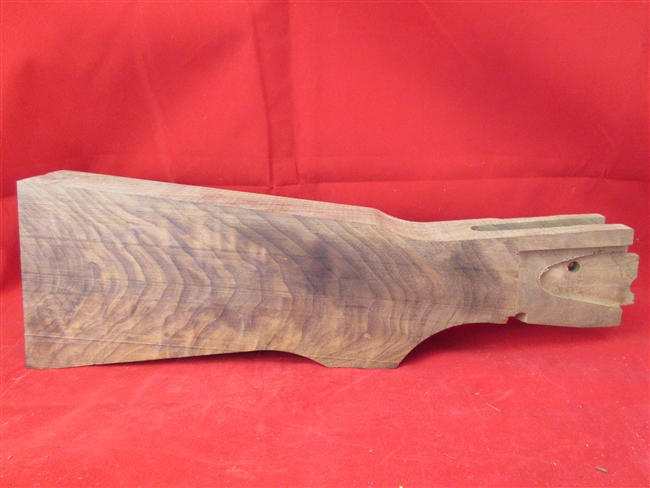 Stock Blank, Miscut Walnut
â€‹Wipe With Mineral Spirits To Show Grain
â€‹Enough Wood For Remington 870, Mossberg 500 Buttstocks